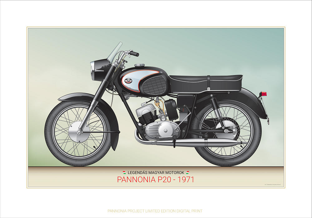 Pannonia P20 fekete 1971
